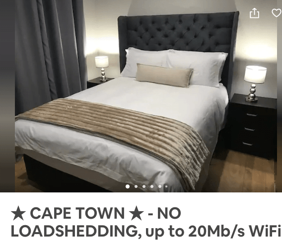 airbnbloadsheddingcapetown